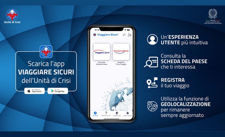 Vai alla pagina https://www.viaggiaresicuri.it/home